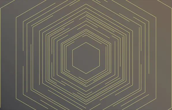 Picture hexagon, texture, pattern, line