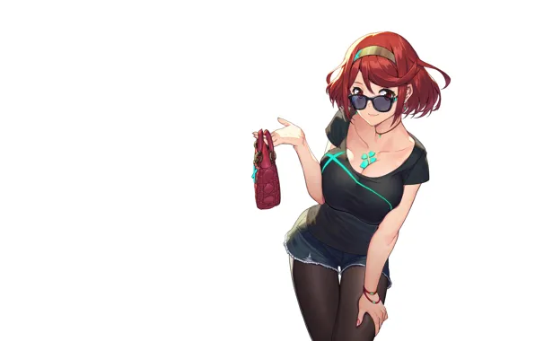 Picture girl, style, handbag, Xenoblade