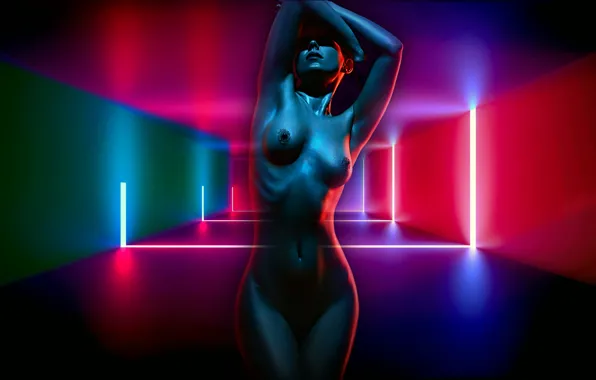 Light, figure, art, a remake