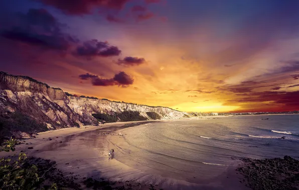 Picture sea, landscape, shore, Brazil