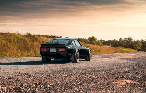 Road, nature, design, Nissan, Car, Datsun, 240z 6