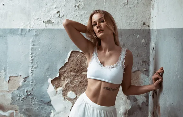 Girl, background, portrait