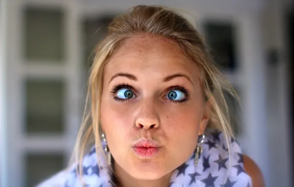 Picture girl, hair, mime, Emilie Nereng