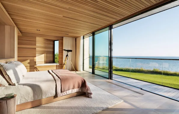 Picture room, interior, bedroom, Peconic House And Barn