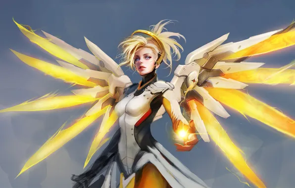 Game, Blizzard Entertainment, Overwatch, Mercy
