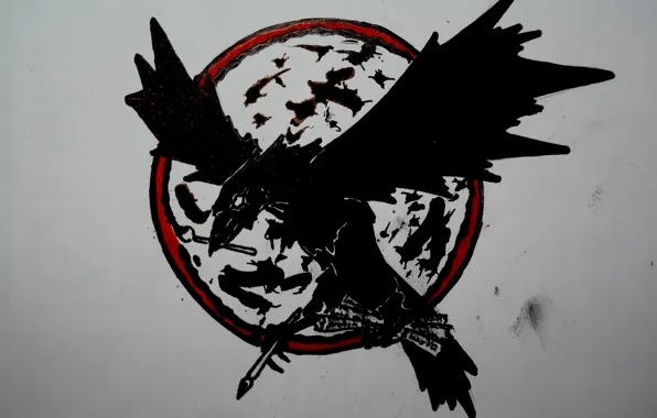 Background, wings, key, arrow, Raven
