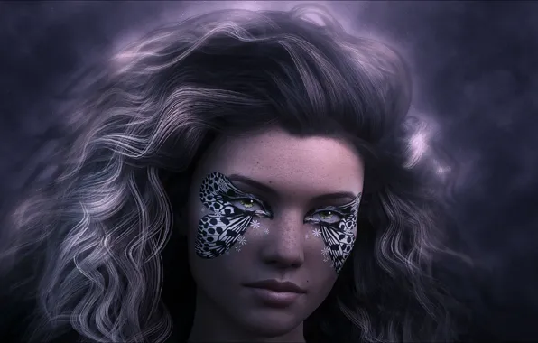 Eyes, art, face, portrait