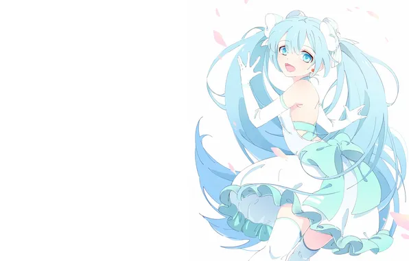 Girl, anime, art, vocaloid, hatsune miku, inouedaikon