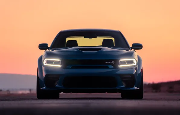 The evening, Dodge, Charger, Hellcat, SRT, Widebody, 2020