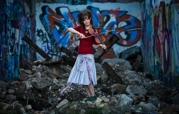 Girl, violin, violin, Lindsey Stirling, Lindsey Stirling, violinist