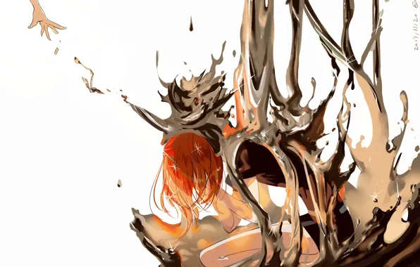 Picture liquid, anime, hands, art, Country Gems, Houseki no kuni