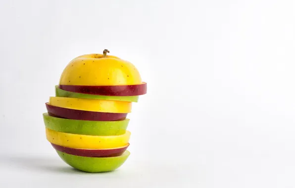 Picture macro, Apple, food