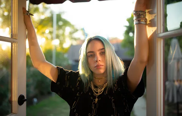 Decoration, chain, singer, singer, Billie Eilish, Billy Iles