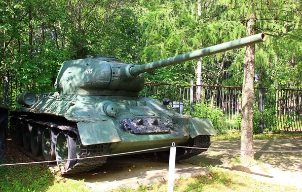 Moscow, USSR, Tank, T-34-85, Poklonnaya Gora, The Museum of G.O.R.A.