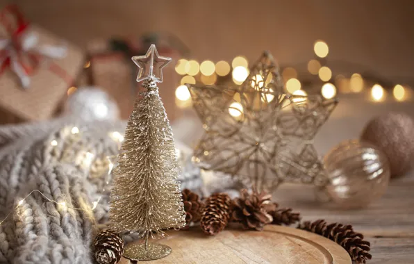 Picture balls, star, Christmas, New year, herringbone, bumps, decoration