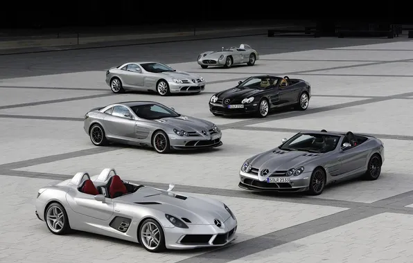 SLR, Mercedes, Benz, model, evolution, Mercedes, development