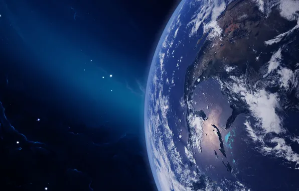 Stars, Planet, Space, Nebula, Earth, Stars, Space, Earth