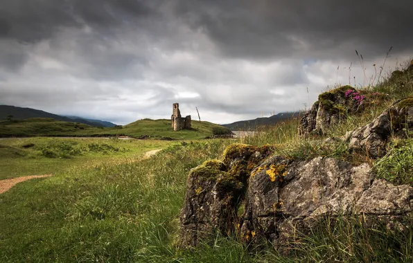 Highland, Ardvreck Castle, Strande