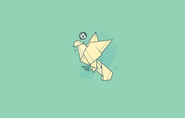 Paper, Minimalism, origami, crane