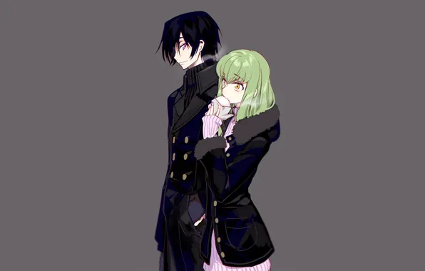 Girl, pair, guy, Code Geass, Lilus