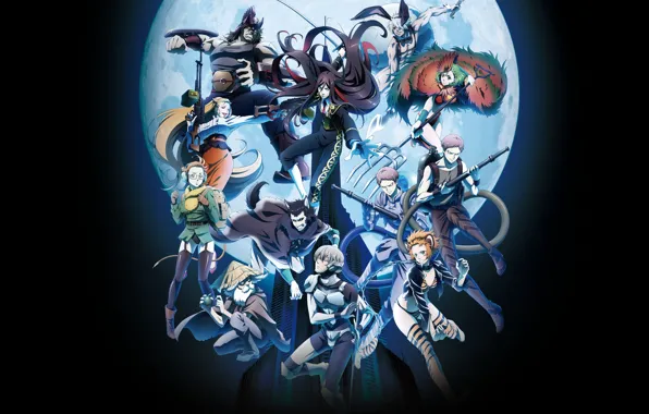 Picture anime, art, characters, Juuni-Based