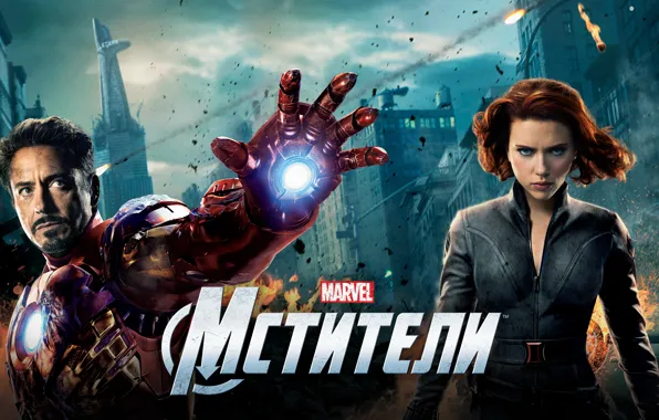 Picture fiction, Scarlett Johansson, Scarlett Johansson, Iron man, poster, Iron Man, comic, Black Widow