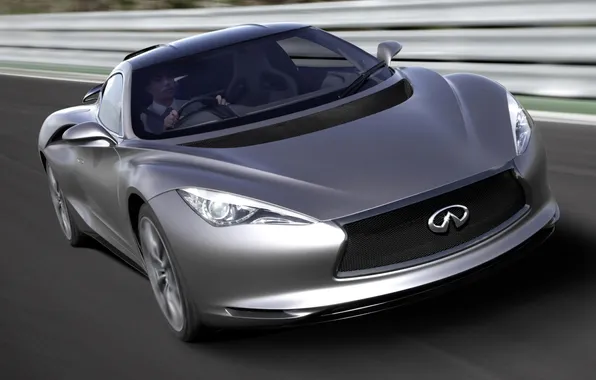 Picture road, Concept, background, the concept, Infiniti, supercar, Infiniti, the front