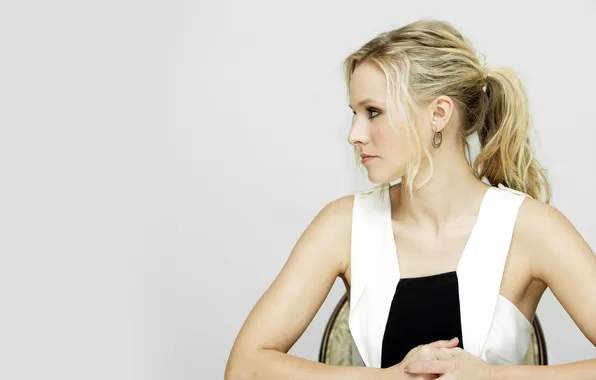 Picture actress, blonde, profile, the series, kristen bell, Veronica Mars