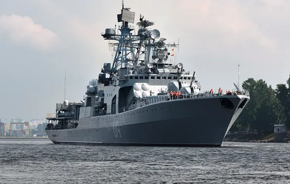 Picture ship, large, anti-submarine, Severomorsk