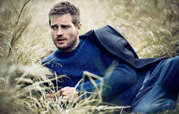 Picture photoshoot, Vogue, Jamie Dornan, August 2014