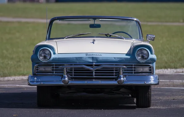 Ford, Ford, 1957, retro cars, Hardtop, Skyliner, Retractable, retro cars