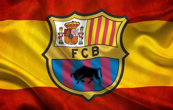 Picture flag, Spain, Leopard, FC Barcelona