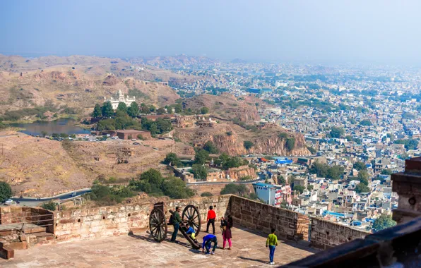 The blue village Jodhpur Rajasthan … – License image – 70426831 ❘ lookphotos