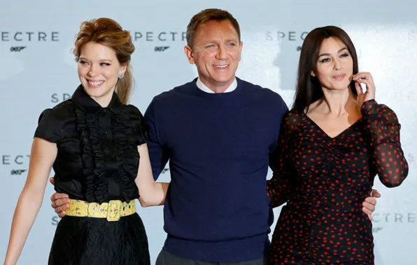 Monica Bellucci, Daniel Craig, Spectre, Lea Seydoux, Léa Seydoux, 007:RANGE