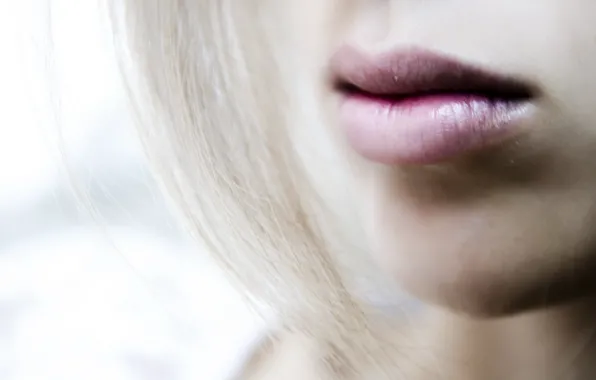 Picture girl, background, lips
