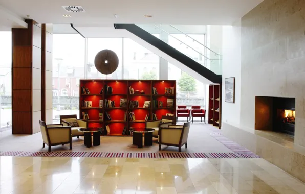 Picture design, style, room, Villa, home, interior, fireplace, living room