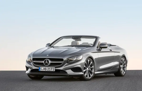 Picture Mercedes-Benz, Mercedes, Cabriolet, The front, S500