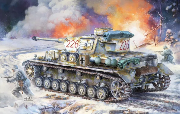 Germany, tank, average, the Waffen-SS, Waffen SS, Xiu Mo Zhi, Pz.Kpfw.IV Ausf.G Mid (Kharkov 1943)