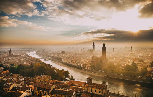 The city, Italy, Verona