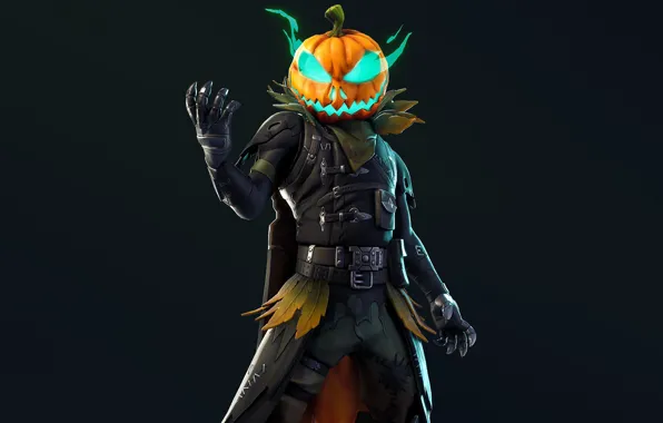 Picture background, pumpkin, Jack, Fortnite