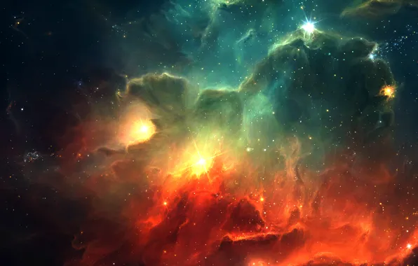 Picture stars, nebula, the universe, Space