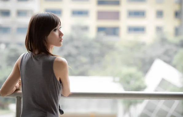 Girl, portrait, Asian, Natalie Shih