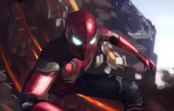 Spider-man, spider man, super hero