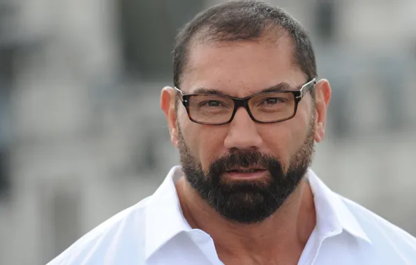 Look, pose, portrait, glasses, actor, athlete, wrestler, Dave Bautista