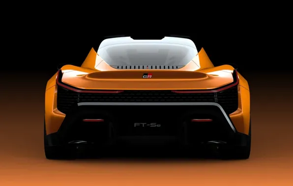 The concept car, Toyota, rear view, Toyota, Gazoo Racing, 2023, sport coupe, Toyota FT-Se