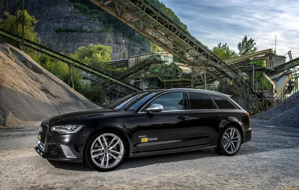 Audi, black, Audi, Black, Quattro, universal, RS6, рс6