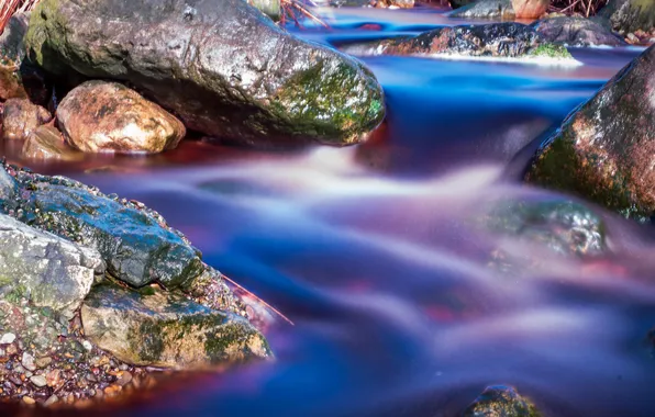 Picture river, stream, stones, stream