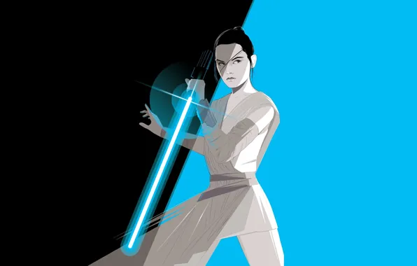 Minimalism, Figure, Star Wars, Sword, Star wars, Power, Art, Art