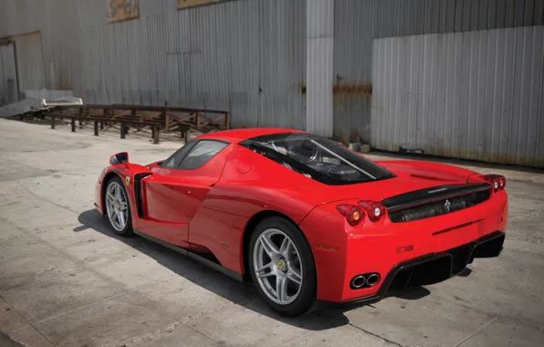 Picture Ferrari, Ferrari Enzo, Enzo, rear view