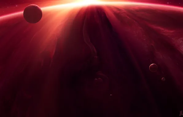 Planet, Space, Nebula, Planet, Fantasy, Planets, Art, Space